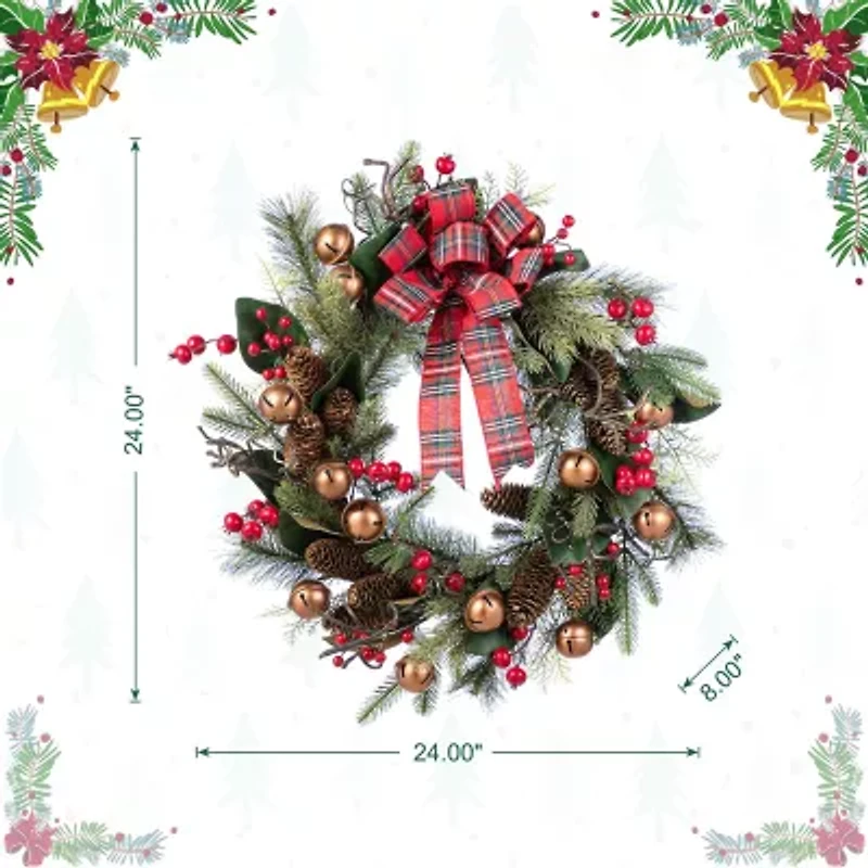 Glitzhome S2 Stockings Floral Arrangement