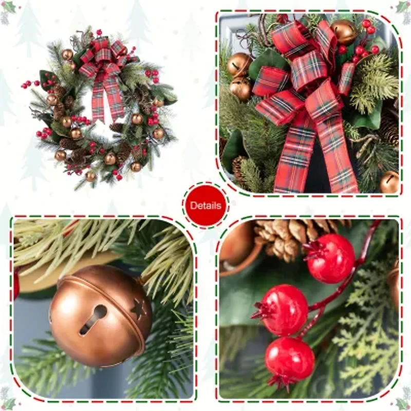 Glitzhome S2 Stockings Floral Arrangement