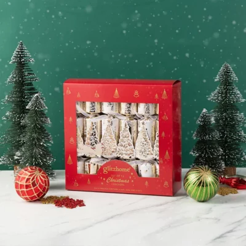 Glitzhome Christmas Tree Party Cracker Party Favor Kit