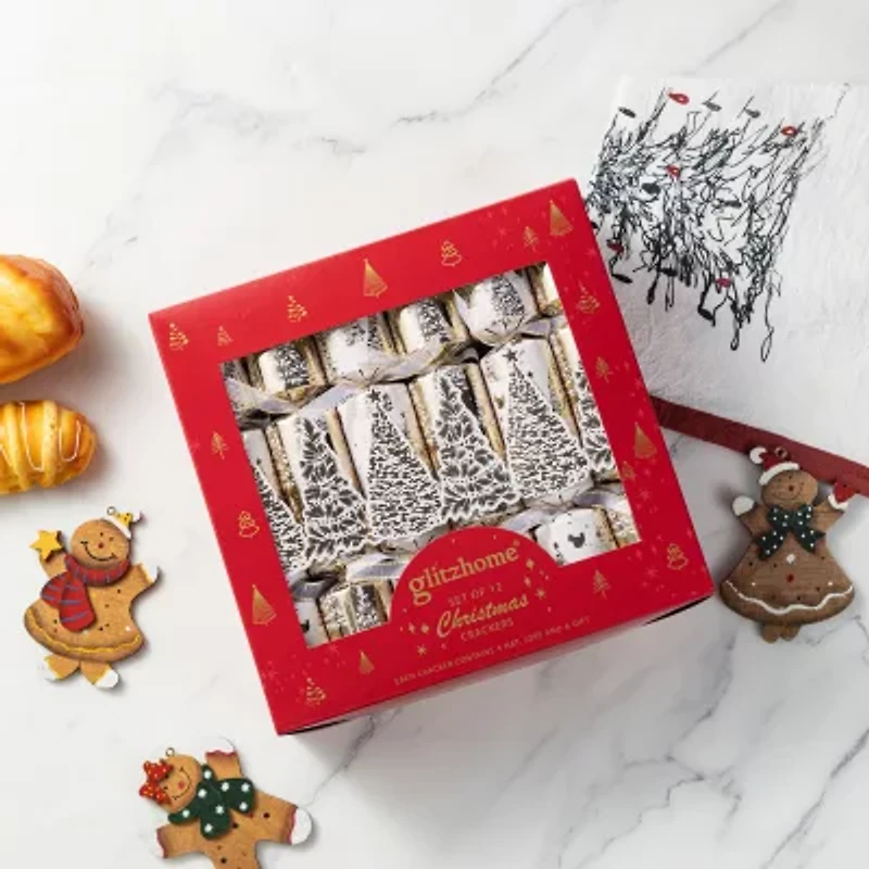 Glitzhome Christmas Tree Party Cracker Party Favor Kit