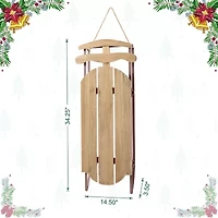 Glitzhome 34.25 Porch Drc Christmas Porch Sign