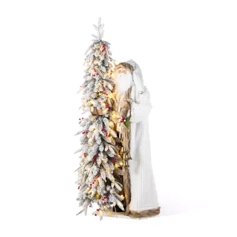 Glitzhome 4ft Figurine Christmas Figurine