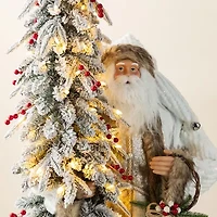 Glitzhome 4ft Figurine Christmas Figurine