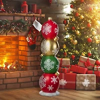 Glitzhome 36.25 Porch Drc Christmas Tabletop Decor