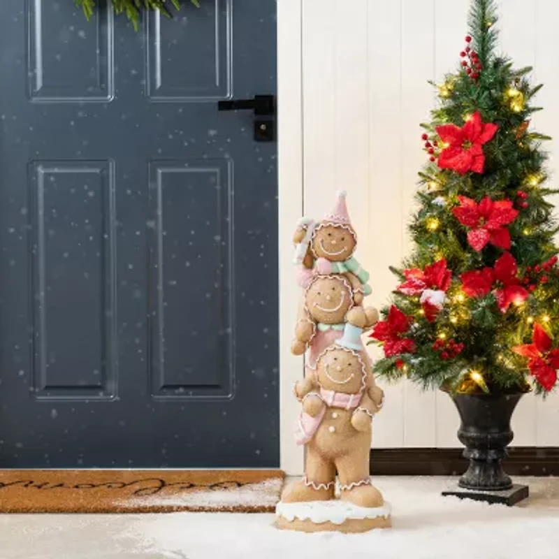 Glitzhome 29.25 Porch Drc Christmas Tabletop Decor