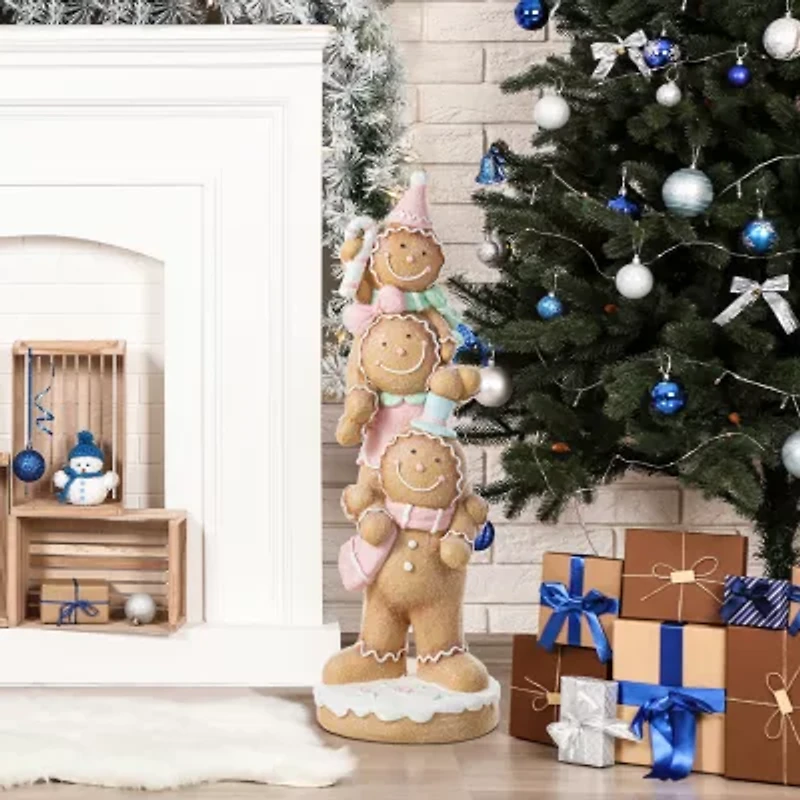 Glitzhome 29.25 Porch Drc Christmas Tabletop Decor