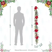Glitzhome 6ft Floral Floral Arrangement