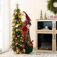 Glitzhome 4ft Figurine Christmas Figurine