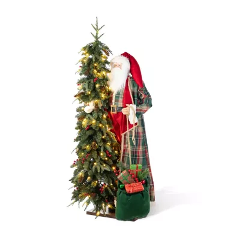 Glitzhome 4ft Figurine Christmas Figurine