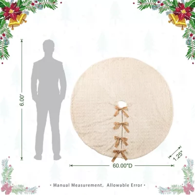 Glitzhome 60 Skirts Tree Skirt