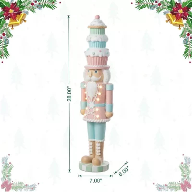 Glitzhome 28 Porch Drc Christmas Tabletop Decor