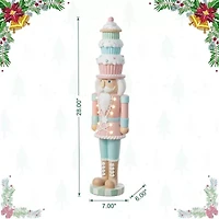 Glitzhome 28 Porch Drc Christmas Tabletop Decor