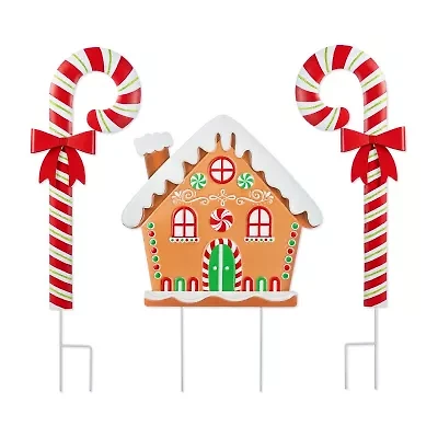Glitzhome S3 Yard Stake Christmas Yard Art