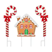 Glitzhome S3 Yard Stake Christmas Yard Art