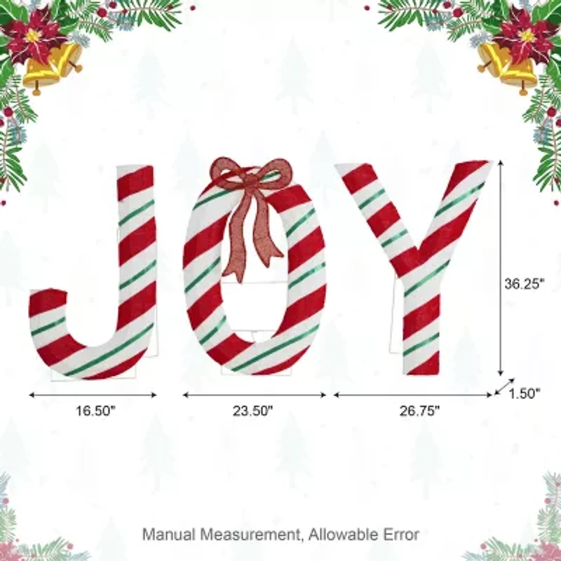 Glitzhome S3outdoor Drc Christmas Tabletop Decor