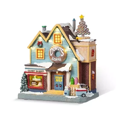 Glitzhome 10.25 Village Christmas Tabletop Decor