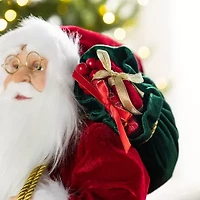 Glitzhome 24 Figurine Christmas Figurine