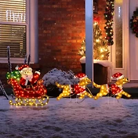 Glitzhome 90.5outdoor Drc Christmas Tabletop Decor
