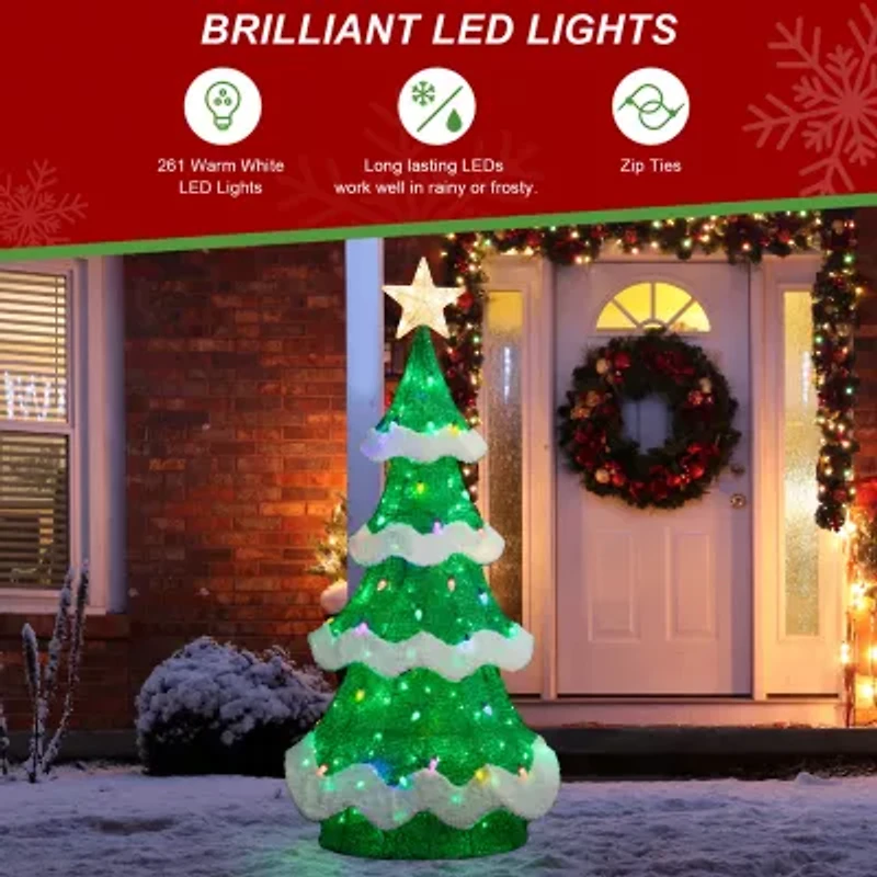 Glitzhome 74.5outdoor Drc Christmas Tabletop Decor