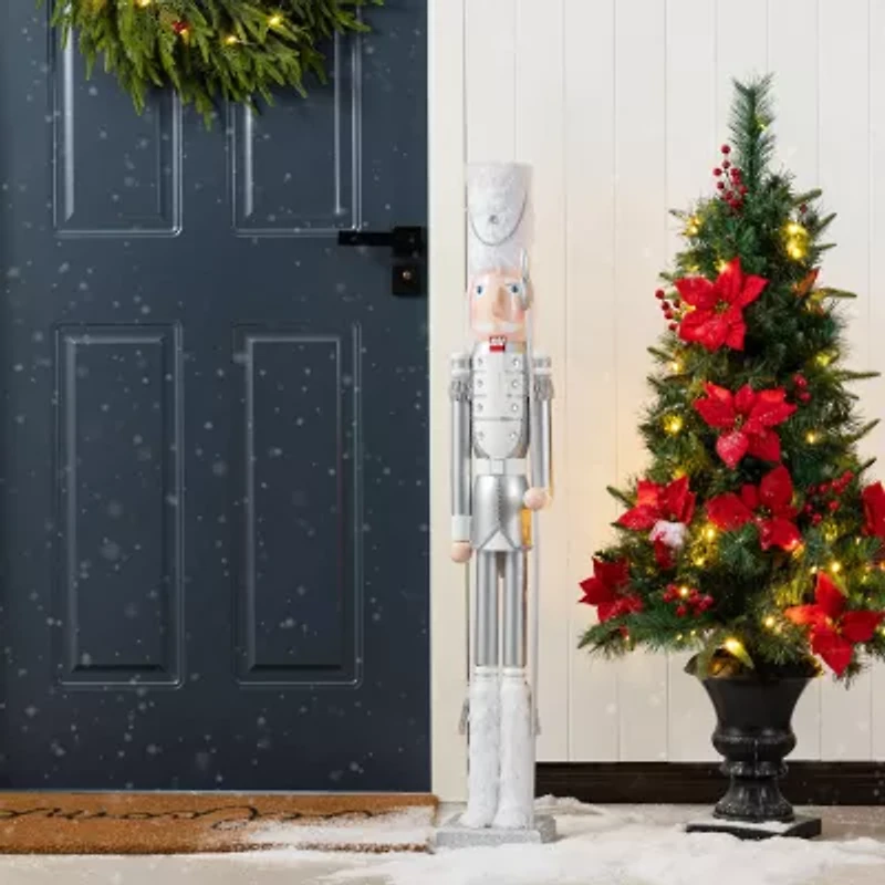 Glitzhome 42 Nutcracker Wood Christmas Nutcracker
