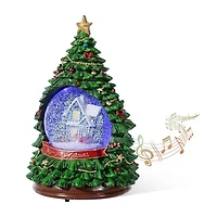 Glitzhome 100mm Waterglobes Christmas Tabletop Decor