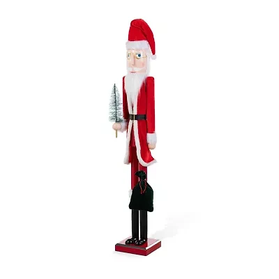 Glitzhome 42 Nutcracker Wood Christmas Nutcracker