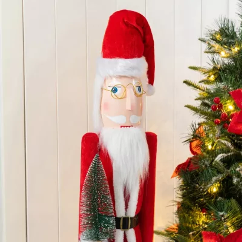 Glitzhome 42 Nutcracker Wood Christmas Nutcracker