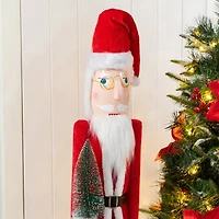 Glitzhome 42 Nutcracker Wood Christmas Nutcracker