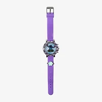 Disney Collection Lilo & Stitch Girls Purple Strap Watch Las4153jc