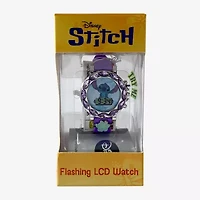 Disney Collection Lilo & Stitch Girls Purple Strap Watch Las4153jc