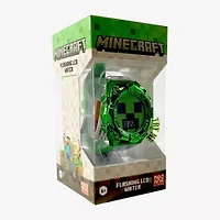 Minecraft Girls Green Strap Watch Min4299jc