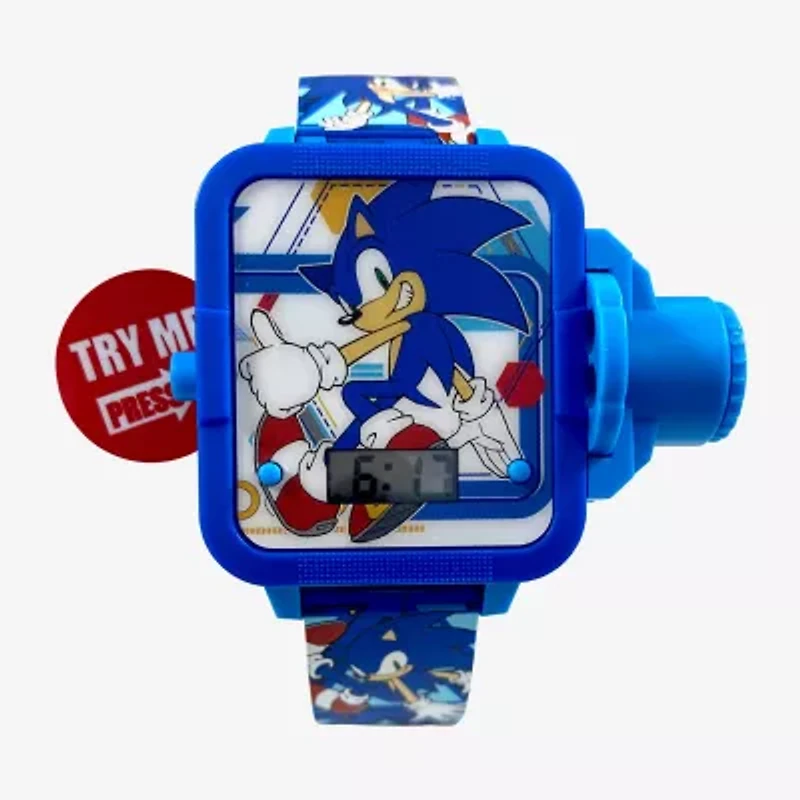 Sonic the Hedgehog Boys Blue Strap Watch Snc4231mjc