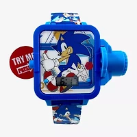 Sonic the Hedgehog Boys Blue Strap Watch Snc4231mjc