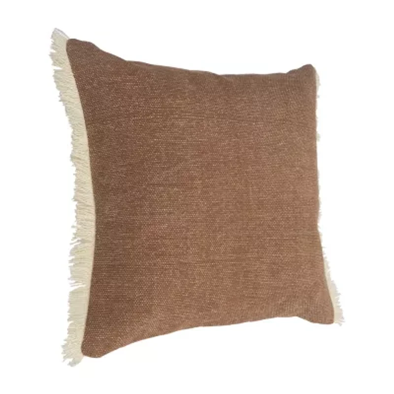 Lr Home Alis Ben Solid Square Throw Pillow