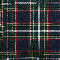 North Pole Trading Co. Chenille Plaid 22x22 Throw Pillow