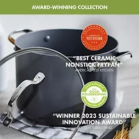 GreenPan Valencia Pro Ceramic Non-Stick 8-qt. Stockpot with Lid