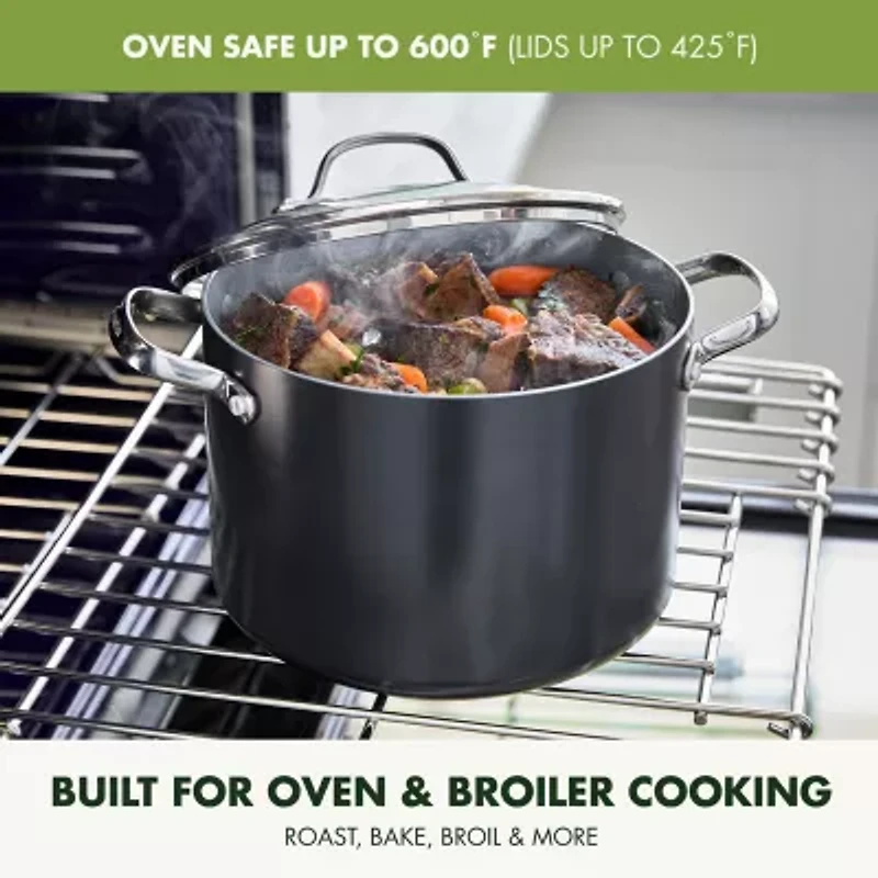 GreenPan Valencia Pro Ceramic Non-Stick 8-qt. Stockpot with Lid