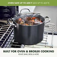 GreenPan Valencia Pro Ceramic Non-Stick 8-qt. Stockpot with Lid