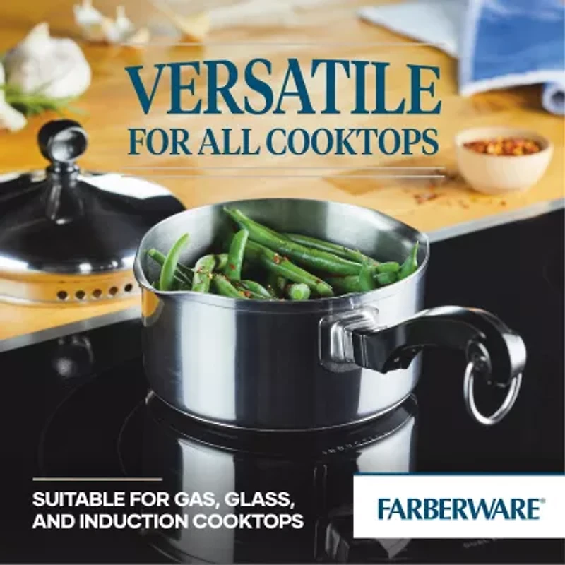 Farberware Classic Series 1-qt. Straining Saucepan with Lid