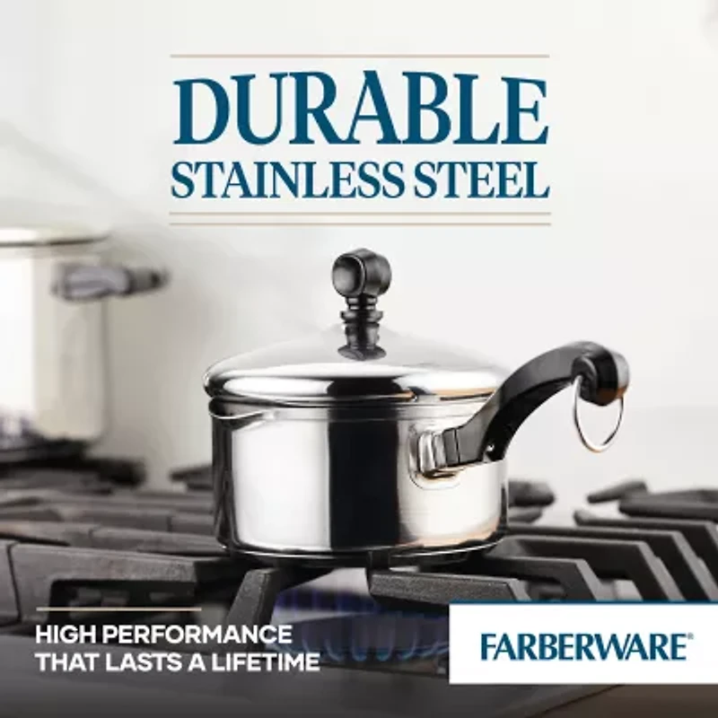 Farberware Classic Series 1-qt. Straining Saucepan with Lid