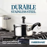 Farberware Classic Series 1-qt. Straining Saucepan with Lid