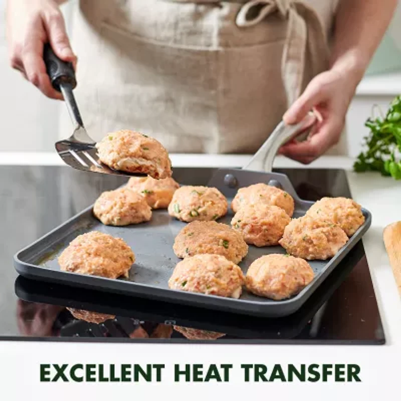 GreenPan Lima Hard Anodized Ceramic Non-Stick 11" Square Griddle