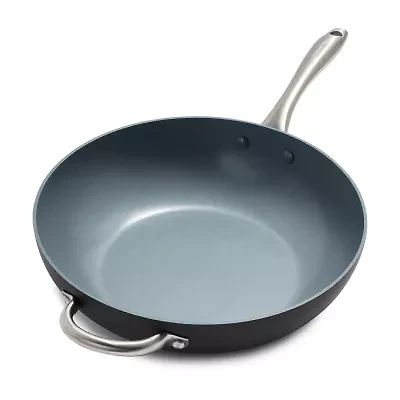 GreenPan Lima Hard Anodized Ceramic Non-Stick 12.5" Open Wok
