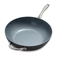 GreenPan Lima Hard Anodized Ceramic Non-Stick 12.5" Open Wok