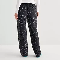 Sleep Chic Womens Fleece Pajama Pants With Sock