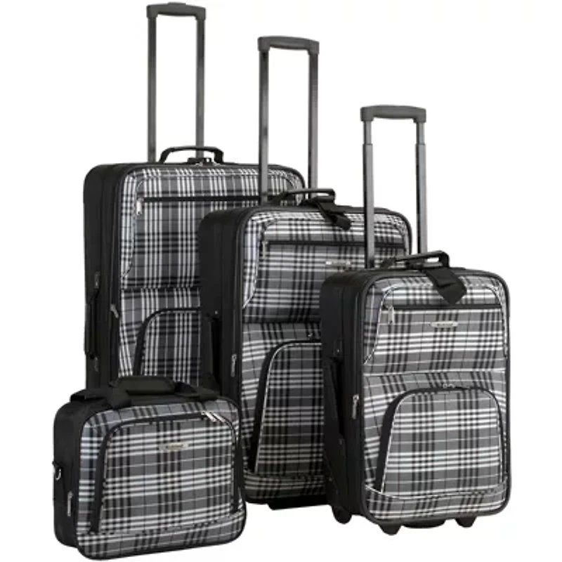 Rockland Fashion 4-pc. Softside Luggage Set