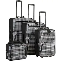 Rockland Fashion 4-pc. Softside Luggage Set