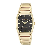 Armitron® All-Sport® Mens Gold-Tone Stainless Steel Watch 20/5117BKGP