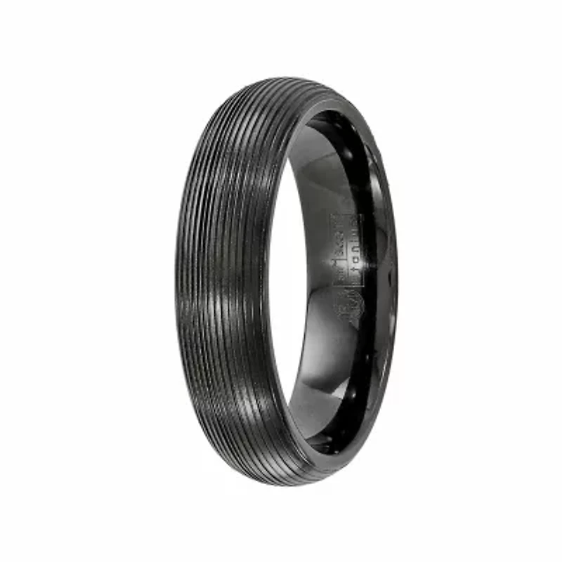Mens 6MM Titanium Wedding Band