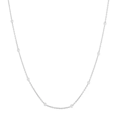 Silver Treasures Made Italy Sterling 16"- 30" Chain Necklace